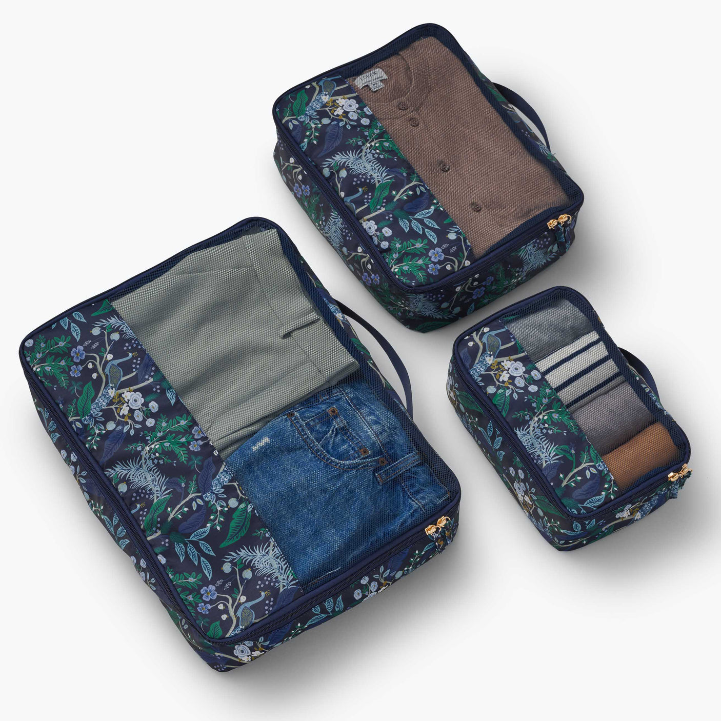 Peacock Packing Cube Set