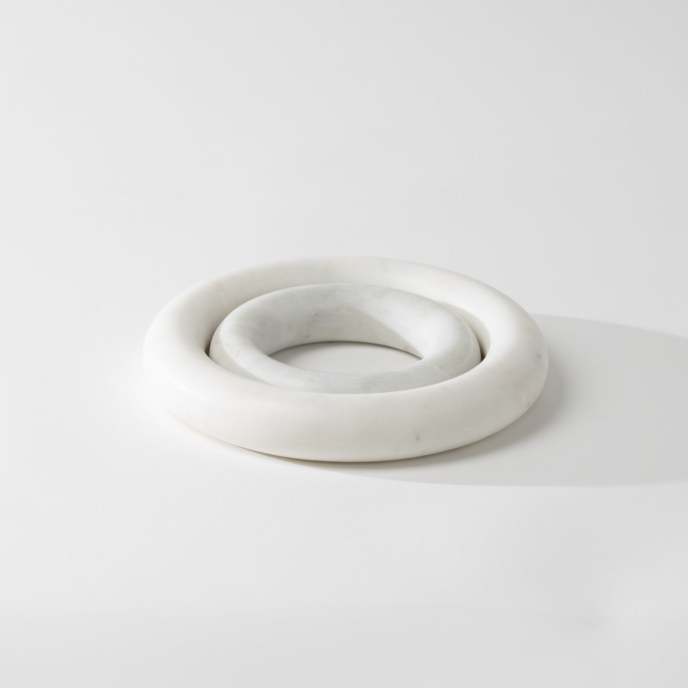 Round Marble Trivet Set