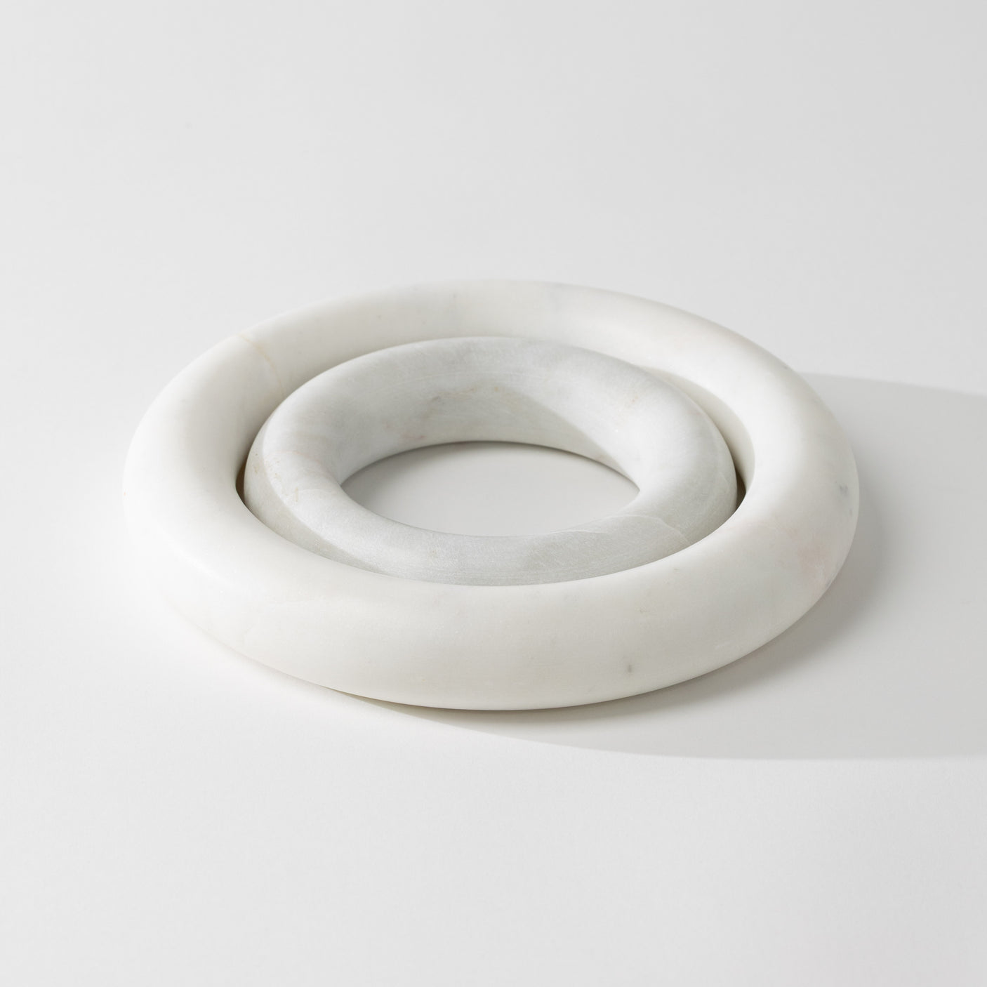 Round Marble Trivet Set