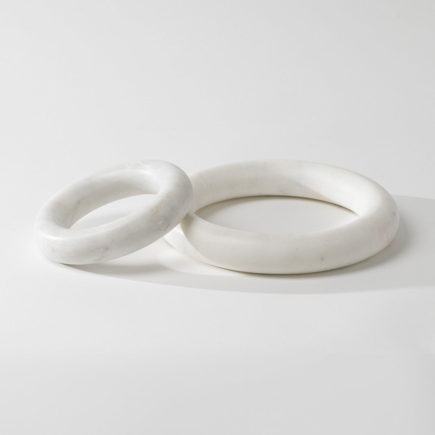 Round Marble Trivet Set