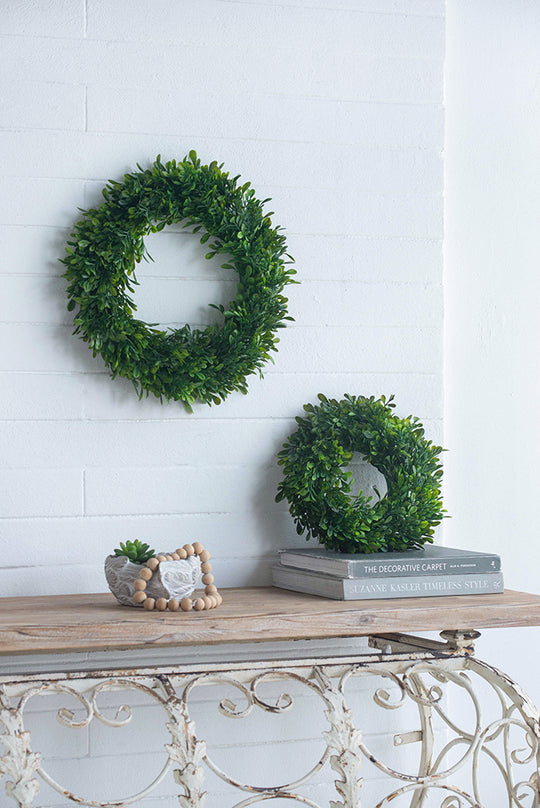 Boxwood Wreath Set