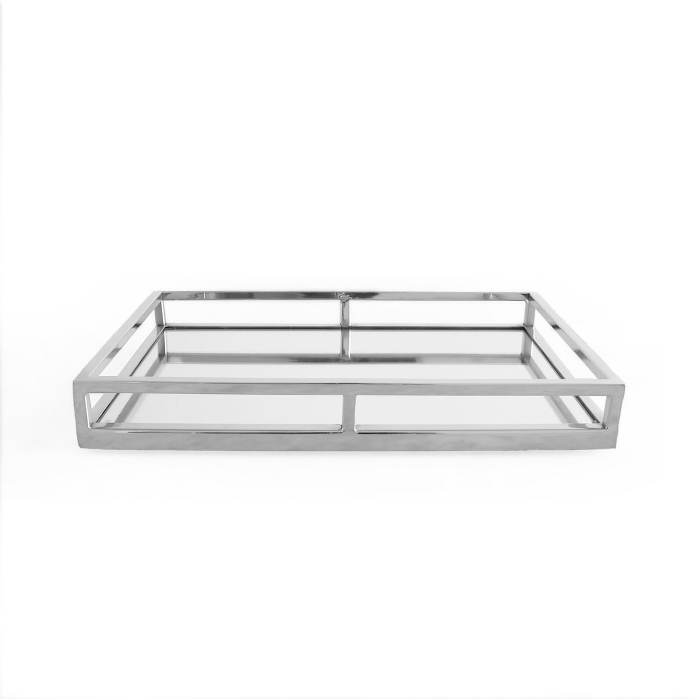 Silver Mirrored Tray