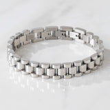 Silver Watch Band Bracelet