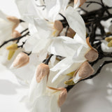 42" Artificial White Magnolia Spray