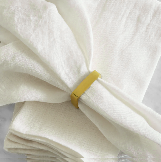 Stonewashed Linen Napkins Set