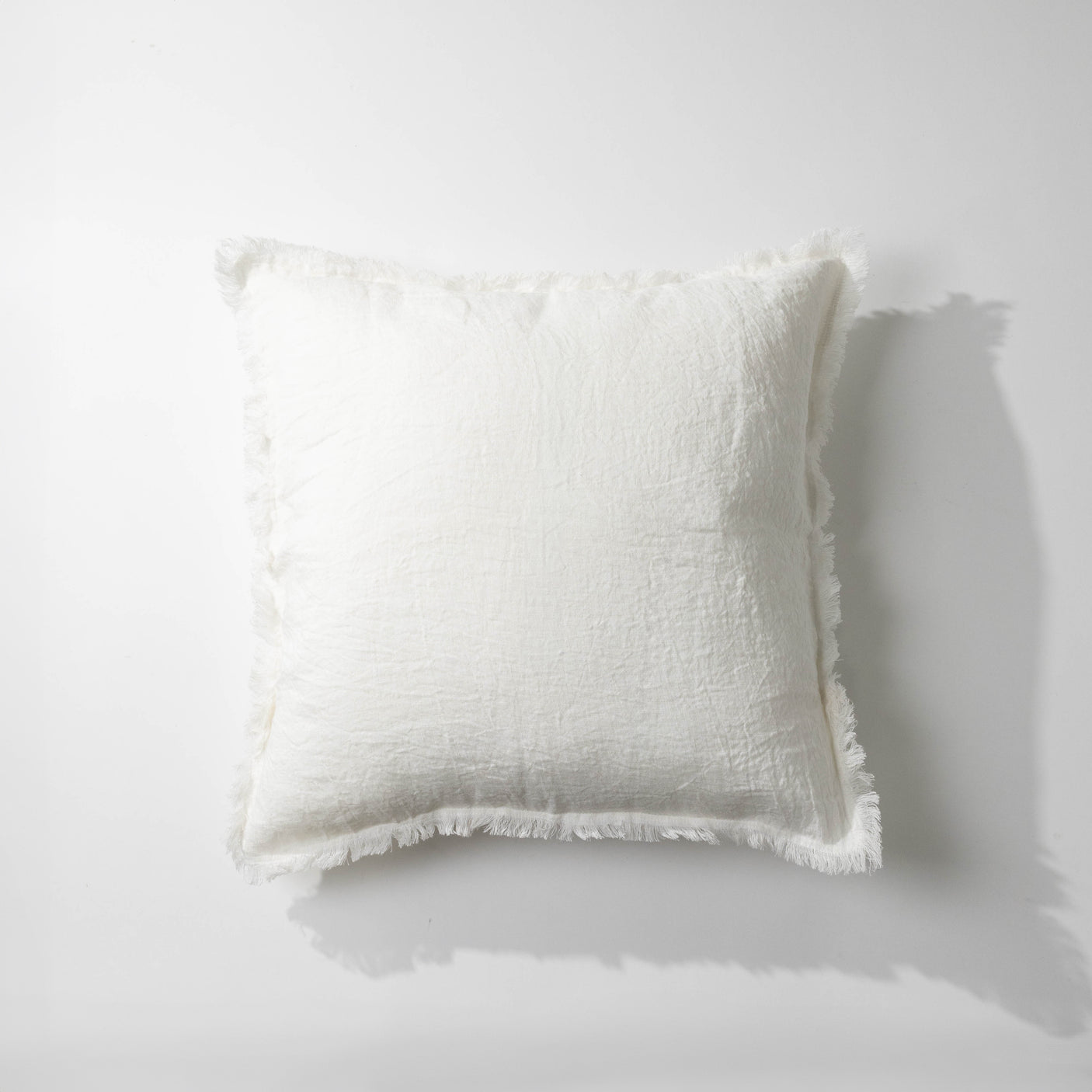 Stonewashed Linen Square Pillows