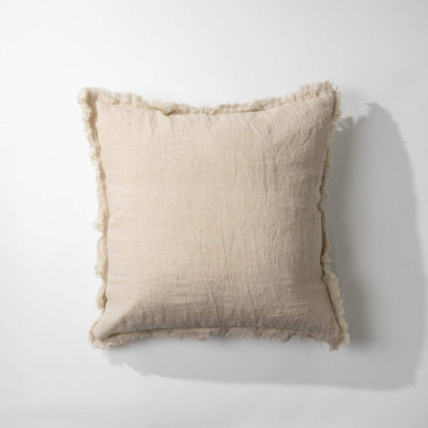 Stonewashed Linen Square Pillows
