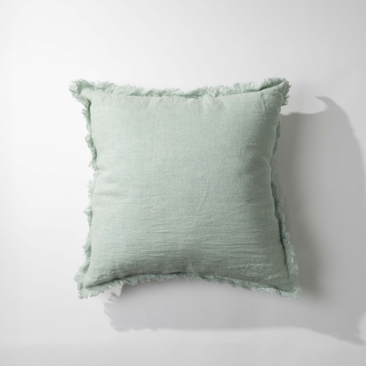 Stonewashed Linen Square Pillows
