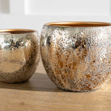 Textured Metal Planters