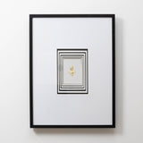 Framed Gold Bust