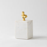 White Marble Bust Box