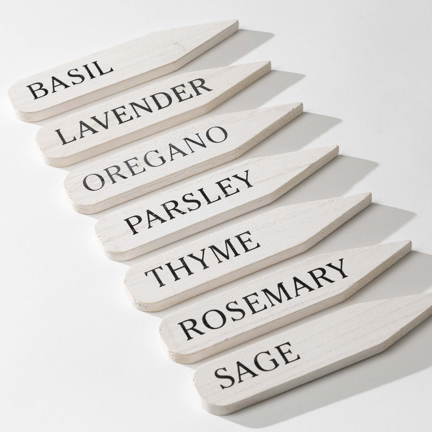 Wood Garden Markers Set
