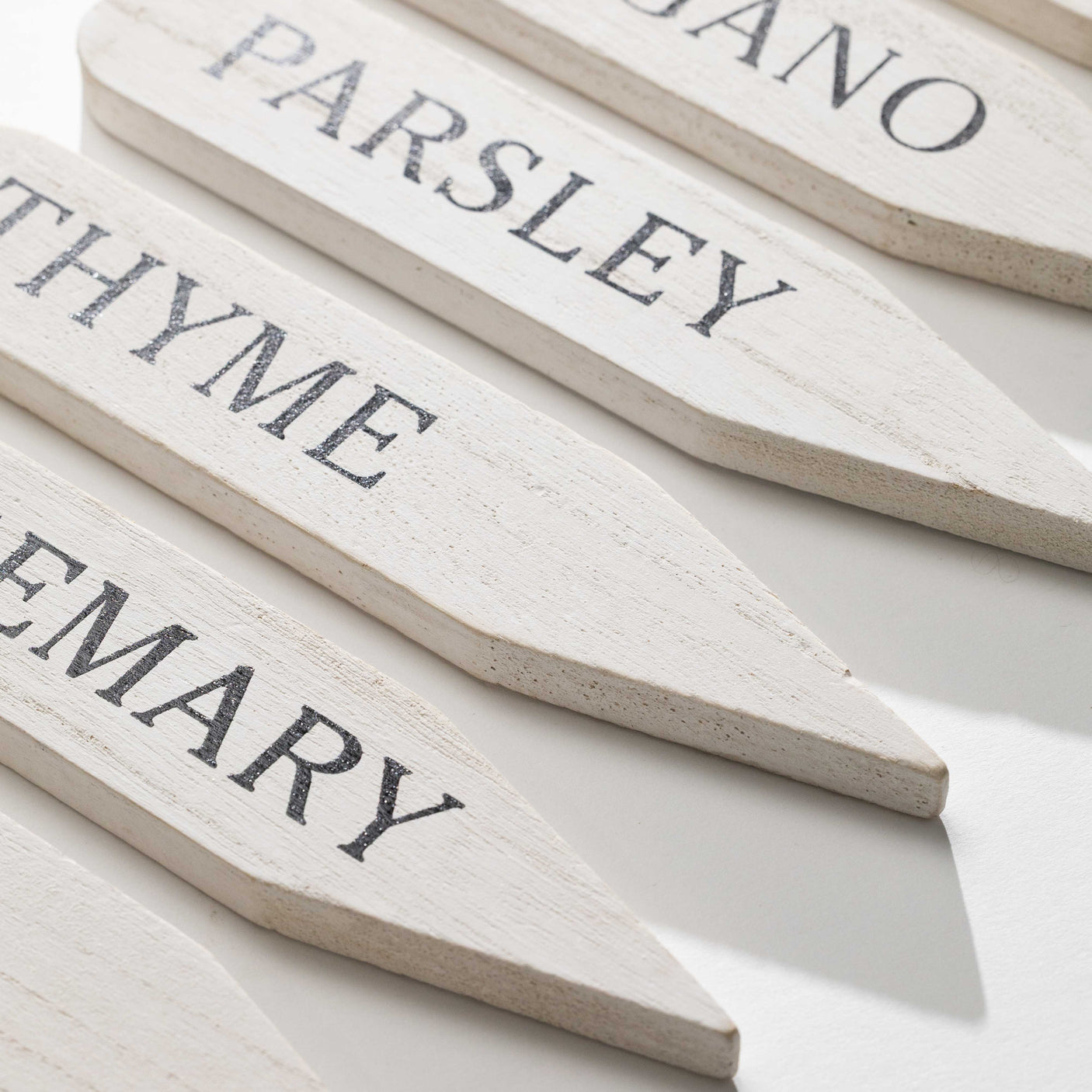 Wood Garden Markers Set
