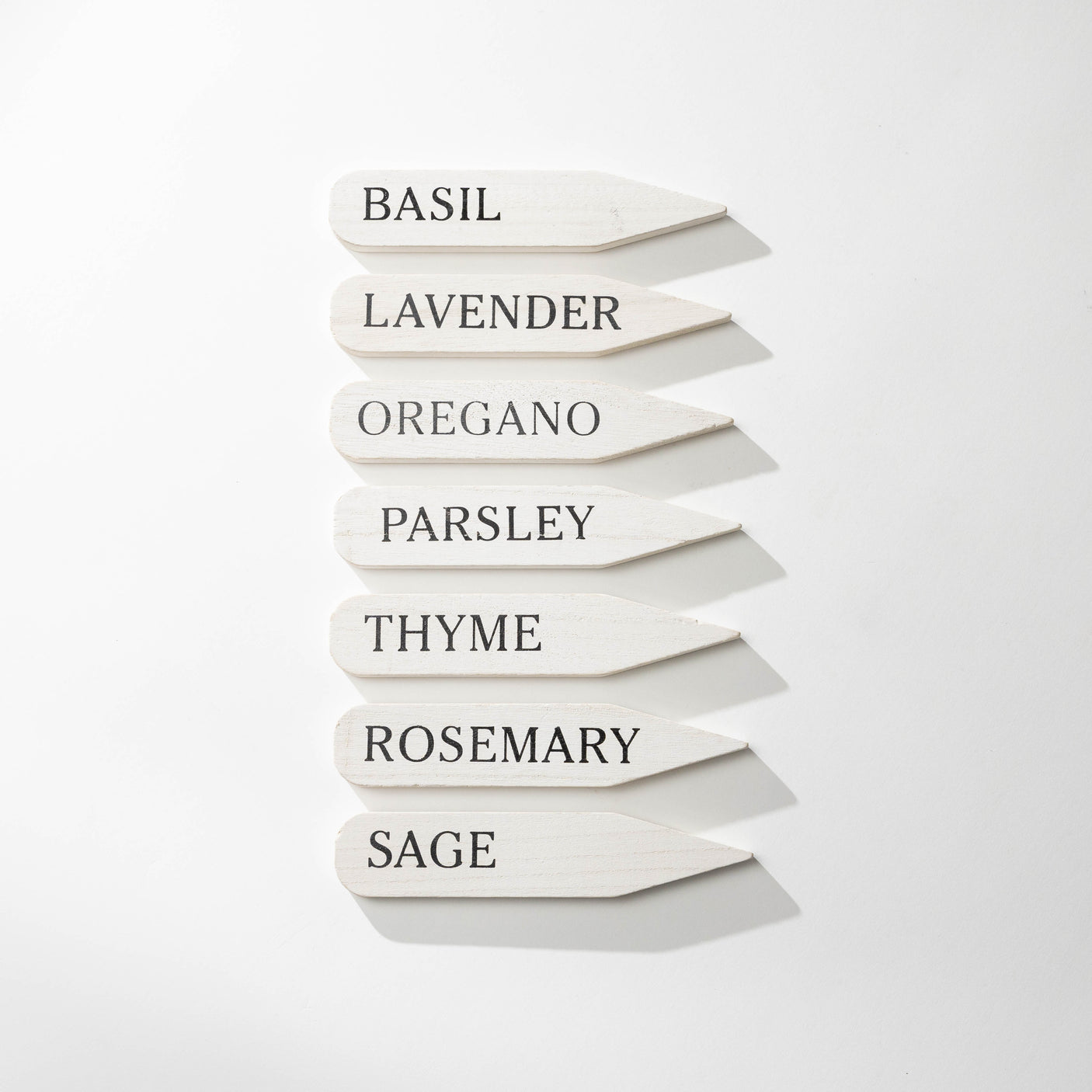 Wood Garden Markers Set