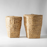 Hand-Woven Baskets w/ Lid