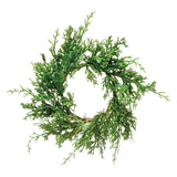 Faux Juniper Wreath Set