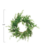 Faux Juniper Wreath Set