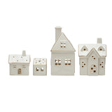 Stoneware Village Set w/ LED Lights