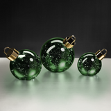 Green Glass LED Ornament Ball