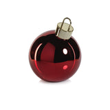 Red Glass LED Ornament Ball