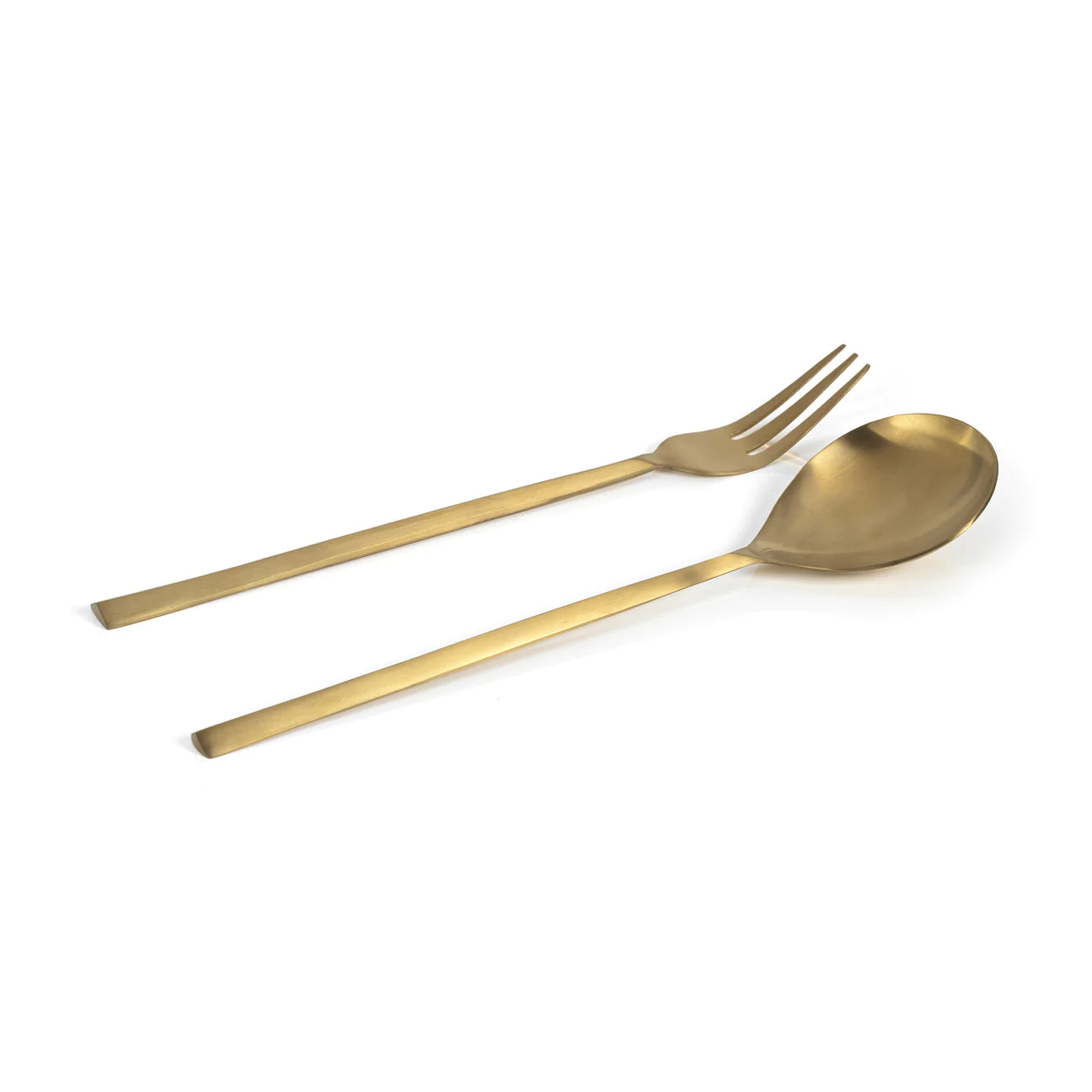 Gold Salad Server Set