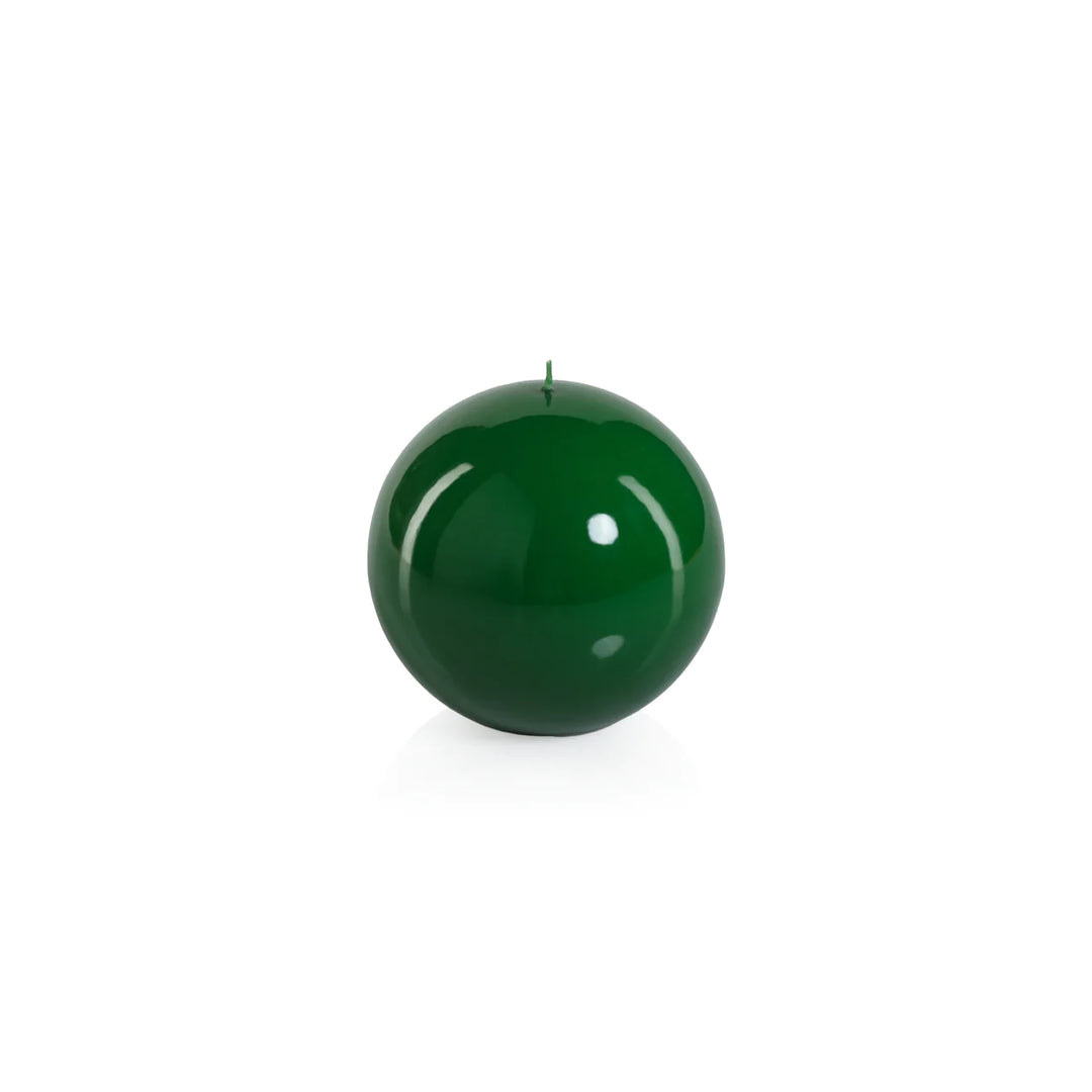 Green Lacquer Ball Candles