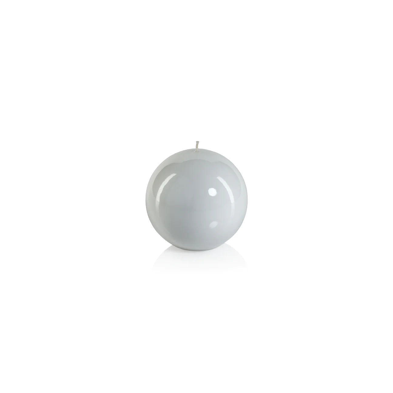 White Lacquer Ball Candles