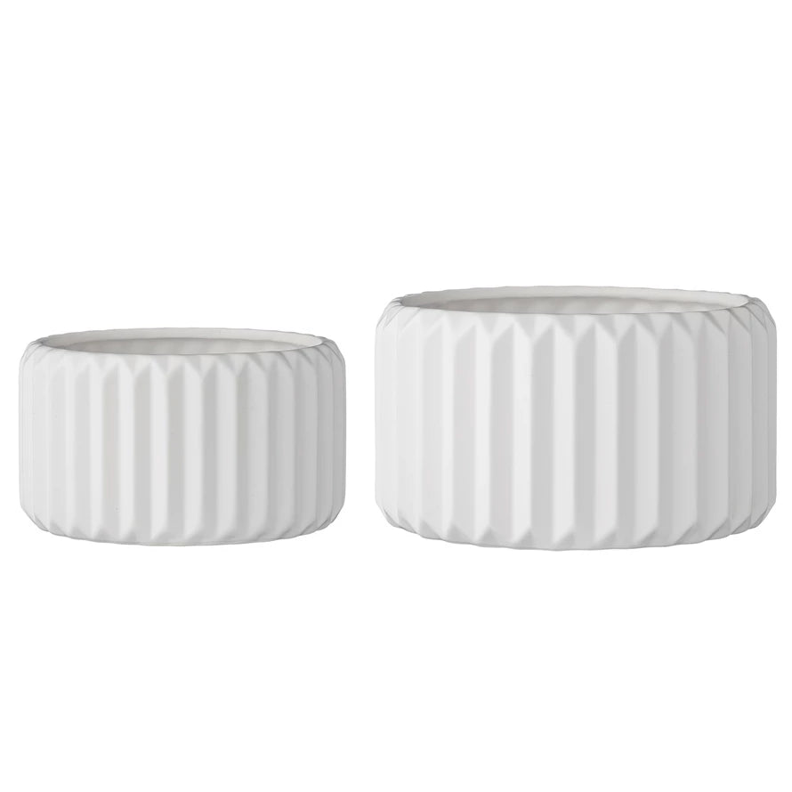 Fluted Planters Set