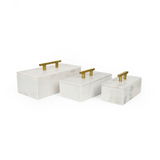 White Marble Boxes