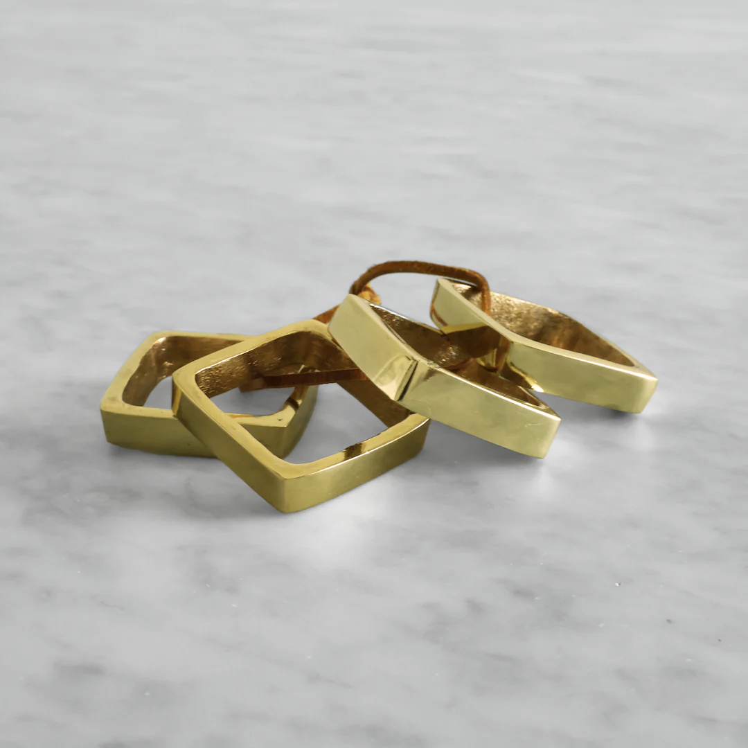 Brass Napkin Rings