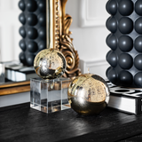 Shiny Metallic Ball Candles