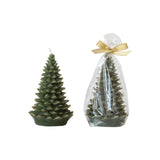 Evergreen Unscented Tree Shaped Candle