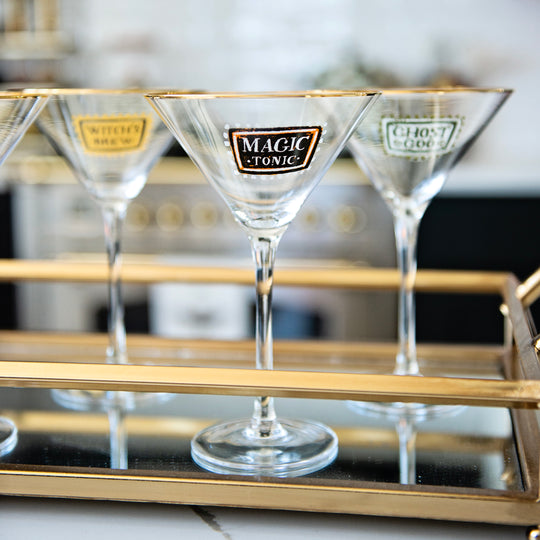 Halloween Martini Glass Set