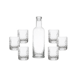 Hammered Drinking Glass Set & Carafe