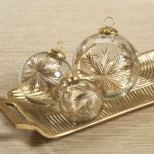 Heirloom Glimmer Glass Ornament