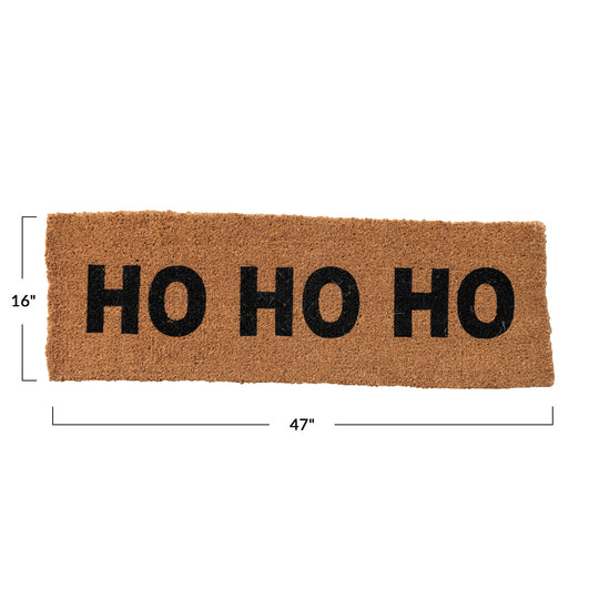 "HO HO HO" Double Doormat