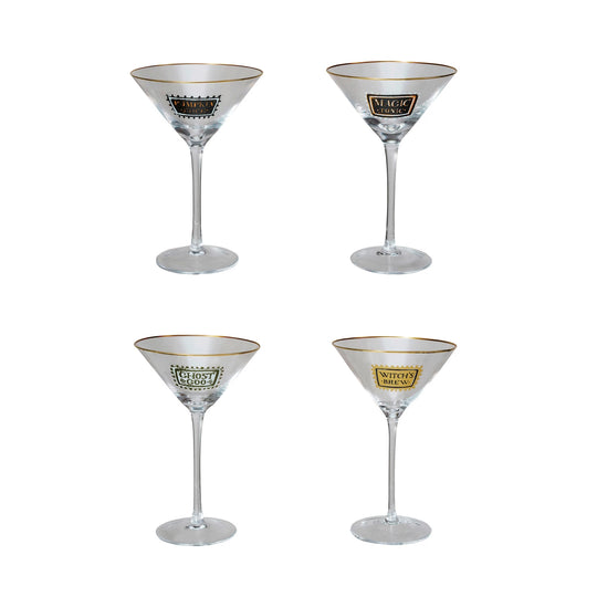 Halloween Martini Glass Set