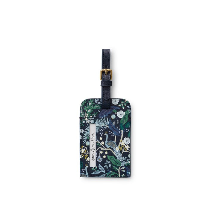 Peacock Luggage Tag