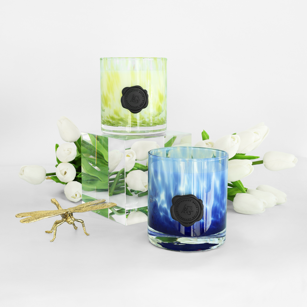 Opal Glass Candles
