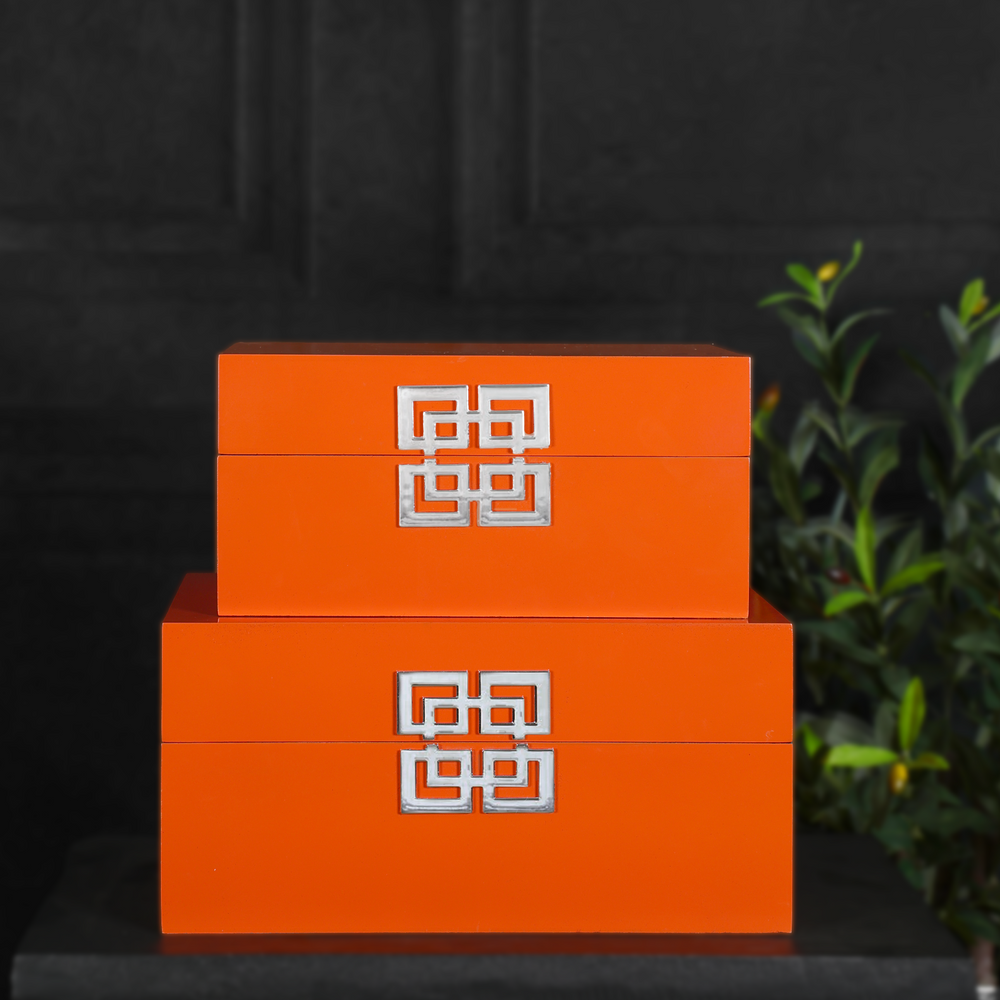 Decorative Orange Box Set