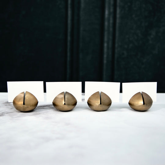 Metal Bell Place Card Holders