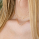 Double Layer Bar Necklace