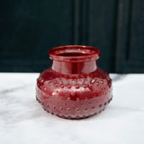 Red Hobnail Vase