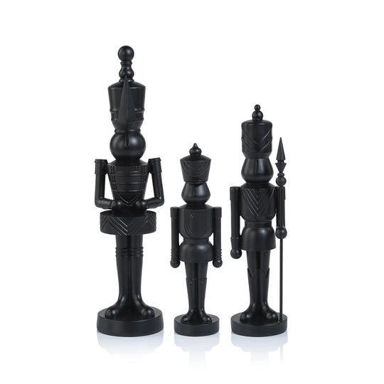 Black Nutcrackers Set