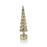 Gold Rotating LED Trees