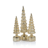 Gold Rotating LED Trees