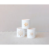 Snowflake Tealight Holder Set