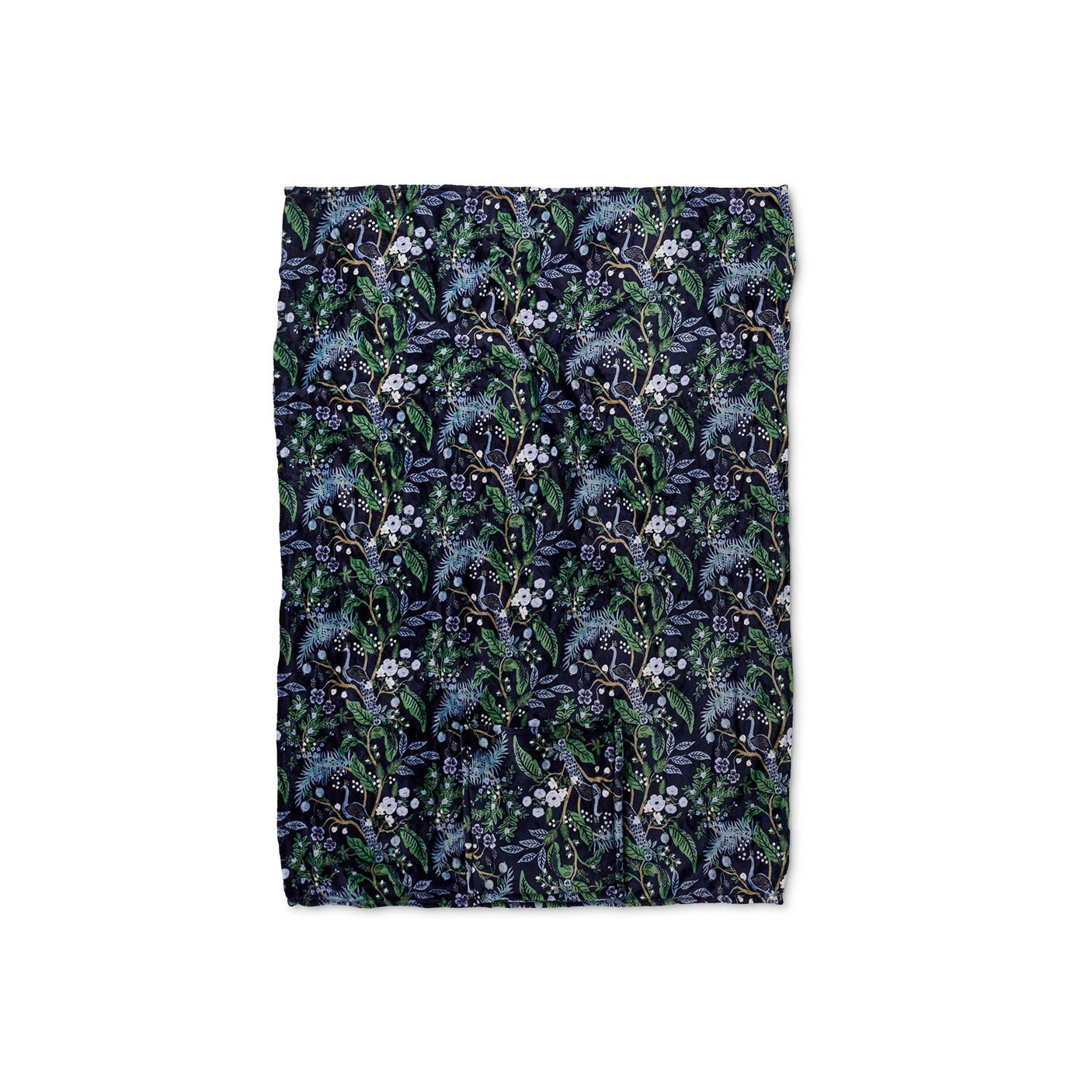 Peacock Travel Fleece Blanket