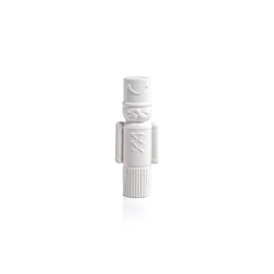 White Ceramic Nutcrackers